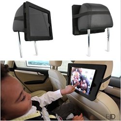 Ipad Case Headrest Car Mount Fits: Ipad Pro 9.7" - Ipad Air - Ipad Air 2 Mounts In Cars Hand Strap Or