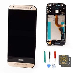 Kr-net Gold Display Lcd Touch Screen Digitizer Assembly For Htc One MINI 2 M8 MINI + Tools