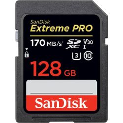 SanDisk 128GB 170 Mb s Extreme Pro Sd Card Sdxc C 10