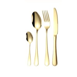 Stainless Steel Gold Cutlery Set 24 Piece