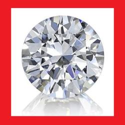 Cubic Zirconium - Aaa Diamond White Round Facet - 1.87cts