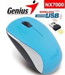 Genius NX-7000 2.4Ghz Wireless 3-button Mouse 1200 Dpi In Blue