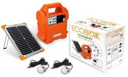 Ecoboxx Qube 120 Portable Solar Power Kit