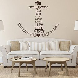 Bobbit Wall Decal Decor Anchor Theme Love Wall Decal You Be The Anchor Master Bedroom Love Wall Decal Nautical Bedroom Dec R740 00