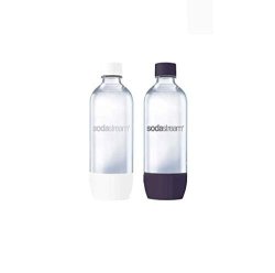 Soda-stream Soda Stream 1-LITER Carbonating Bottles- Black&white Twin Pack ...