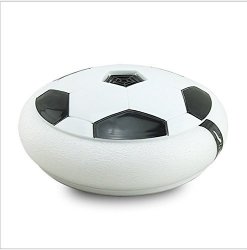 Vplus 1 Pcs Colorful Lights Electric Universal Indoor Air Suspension Suspended Football Universal Air Cushion Soccer Indoor Air Suspension Football Toy