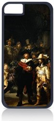 Rembrandt Van Rijn - The Night Watch- Case For The Apple Iphone 5C-HARD Black Plastic Outer Shell With Inner Soft Black Rubber Lining
