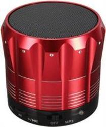 Geeko S12 Mini Rechargeable Bluetooth V2.1 Speaker with Microphone in Blood Red