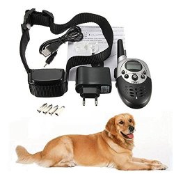 New Waterproof 1000M Yard Remote Pet Dog Stop Anti Bark Shock Collar