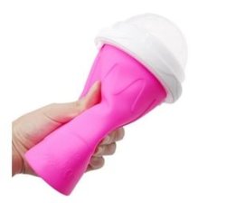 E Cream Maker Milkshake Cooling Cup Silicone Squeeze Slushy Cup