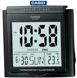 Casio Silver & Black Digital Alarm Clock