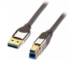 Lindy 1m Usb 3.0 A Male To B Male - Printer hard Drive Cable