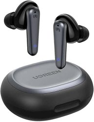 UGreen Hitune T1 Wireless Earbuds With 4 Microphones - Hifi Stereo Bluetooth Earphones With Deep Bass Mode Enc Noise Cancelling For Clear Calls Touc