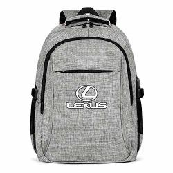 Laptop Backpack Water Resistant Lexus-used-car-prices-price-range- Business Laptop Backpack With USB Charging Port For Men Womens Durable Laptops Backpack Fits 15.6 Inch Laptop Notebook-grey