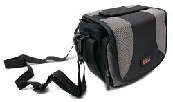 Duragadget Portable Carry Case With Padded Interior And Shoulder Strap - Suitable For The Homkm Q3H+ Basic 4K Full HD 1080P Action Camera
