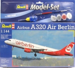Airbus A320 Air Berlin 1 144 Scale - Plastic Model Set Rev64861