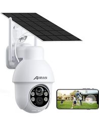 2K Security Camera Outdoor-solar Security Cameras Wireless Outdoor With 360 View Smart Siren Spotlights 3MP Color Night Vision Ai Human Detection 2-WAY Talk Compatible