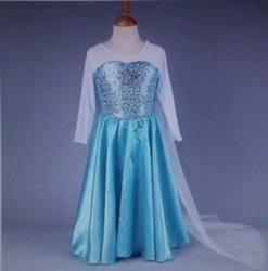 Elsa From Frozen Princess Dress - Age 5-6