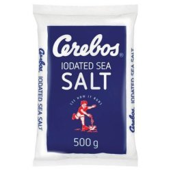 Cerebos Salt Iodated Table Poly 500G