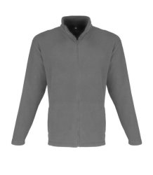 Us Basic Mens Yukon Micro Fleece Jacket - Grey BAS-8000