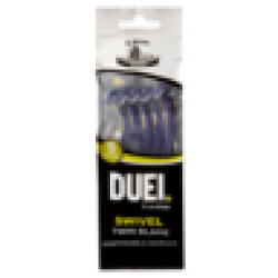 Duel Swivel Twin Blade Disposable Razors 5 Pack