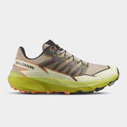 Salomon Mens Thundercross Khaki Trail Running Shoes