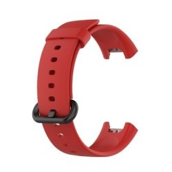 For Xiaomi Mi Watch Lite Redmi Watch Silicone Replacement Strap Watchband Size: One Size Red