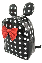 Polka Dot And Bow Fashion Minnie Backpack