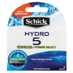 Schick Hydro5 Power Select & Grooming 4's