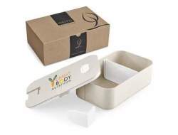 Okiyo Machi Wheat Straw Lunch Box - Solid White