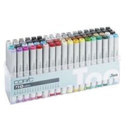 Twin-tipped Marker Set B Set Of 72 Markers In Assorted Colours