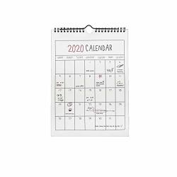 Ntra Wall Calendar 2020 Daily Schedule Cartoon Monthly 365 Days Desktop Annual Planner Hanging Yearly Agenda Academic Home Hand Drawing Office Organizer Paper B