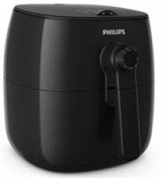 Philips Turbostar Viva Airfryer - Automatic Shut-off Cool Wall Exterior Cord Storage Dishwasher Safe Non-slip Feet On off Switch Ready Signal Temperature Control Power-on Light