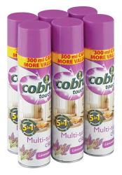 Cobra Multi Surface Cleaner Lavender - 6 X 300ML
