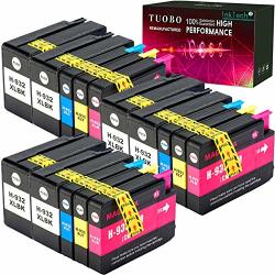 Tuobo 15 Compatbile Ink Cartridge Replacement For Hp 932XL High Yield Compatible With Hp Officejet 6700 Hp Premium 6600 6100 7110 7610 7612 Printer