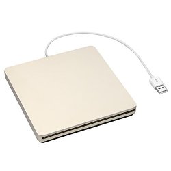 Zsmj External USB Slot DVD Vcd Cd Driver Dvd-rw Cd-rw Burner Superdriver For Apple Macbook Air Macbook Pro Golden