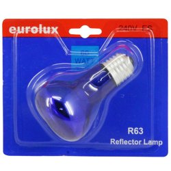 Eurolux - R63 - Reflector - E27 - 60W - Blue - Blister - 4 Pack
