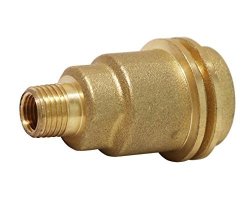 Dozyant 5042 QCC1 Acme Nut Propane Gas Fitting Adapter With 1 4 Inch Male Pipe Thread Brass
