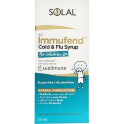 Solal Immufend Cold & Flu Syrup 150ml