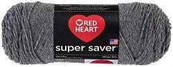 Red Heart Super Saver Economy Yarn Grey Heather