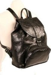 King Kong Leather Backpack Black