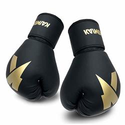 Boxing Gloves 6OZ 8OZ 10OZ 12OZ 14OZ 16OZ Punching Bag Mitts Muay Thai Ufc Mma Kickboxing Fight Training Gloves By KAIWENDE-BX01 Hj-golden 6 Oz
