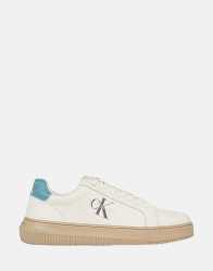 Calvin Klein Chunky Cupsole Mono Multi Sneakers - UK10 White