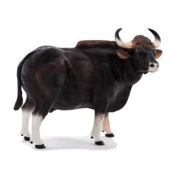 Realistic Farm Animal Replica Mojo Fun 387224 Spanish Fighting Bull Toy