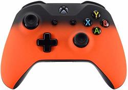 Xbox One Wireless Controller For Microsoft Xbox One - Custom Soft Touch Feel - Custom Xbox One Controller Orange & Black Fade