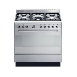 Smeg 90cm Gas Electric Classic Cooker Stainless Steel