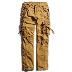 Vogue Anmi Cargo Pants - Yellow 34
