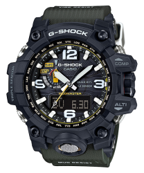 Casio G-shock Mudmaster Analog & Digital Wrist Watch Black & Green