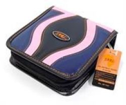 Esquire Jarl Pink Black & Blue 40PCS Cd Wallet