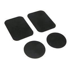 Metal Plate Pop-tech 4 Pack Universal Mount Metal Plate With Adhesive For Magnetic Car Mount Cel...